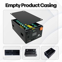 Kotak Baterai LiFePO4 EEL 16S 48V yang Dapat Ditumpuk untuk Penyimpanan Energi Surya ESS Cadangan Rumah Off Grid 200A JK BMS dengan Layar LCD