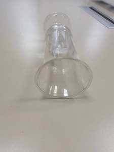 Vaso de plástico transparente de 14oz al por mayor, botella de agua reciclada para beber - Product Image 5