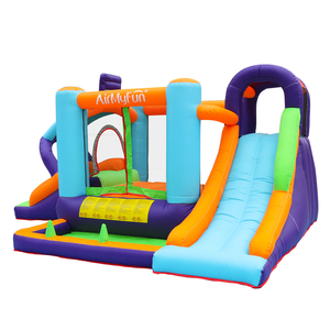 En stock aux États-Unis, AirMyFun Trampoline, <span class=keywords><strong>jeux</strong></span> de plein air, château gonflable, maison de saut gonflable avec toboggan - Product Image 6