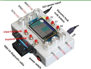 OBDEMOTO 6009 Emulator Signal Simulator OBDII 16Pin Automobile ECU Simulation Tool for OBD-II Product <strong>Development</strong> <strong>Testing</strong> - Product Image 4