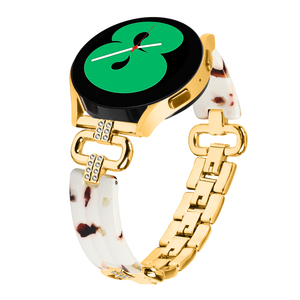 Luxo Metal Watch Strap Novo Design 20mm Largura Pulseira Cadeia Diamante Banda - Product Image 3