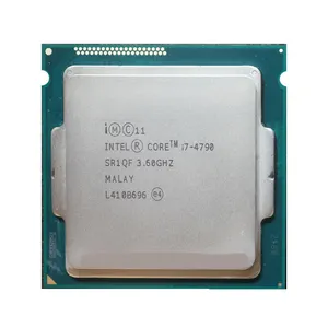 ICOOLAX Used cpu For Intel Core i7-7700K Quad-Core 4.2GHz 8-Thread LGA 1151 91W 14nm i7 7700K processor desktop computer