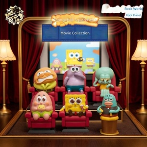 Figura Coleccionable Original de Bob Esponja: Serie de Visión Nocturna, Caja Sorpresa de PVC que Brilla en la Oscuridad, Personaje Hecho a Mano de Bikini Bottom - Product Image 2