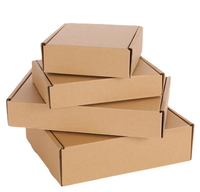 Boîte d'emballage de luxe ondulée de qualité alimentaire avec logo personnalisé Boîtes à pizza à emporter en papier kraft d'emballage à emporter