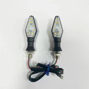Luces Intermitentes LED SX para Motocicleta, 12V, Universales, Delanteras y Traseras, Amarillas y Azules, para Modificación de Motocicletas - Product Image 1