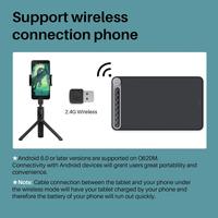 HUION — panneau de peinture à cadran Q620M, avec stylet sans batterie, stylo numérique, tablette graphique pour dessin