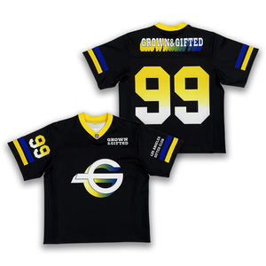 เสื้ออเมริกันฟุตบอลแบบสั่งทำเสื้อกีฬาเสื้อทีมอเมริกันฟุตบอลแบบปักลาย - Product Image 1