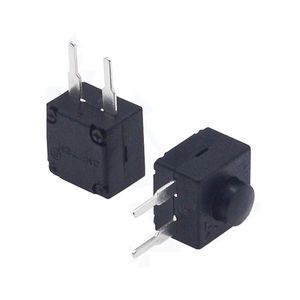 Interruptor táctil horizontal de presión lateral para linterna, 8.3x8.3mm, 2 pines, con bloqueo (Encendido/Apagado), tipo 8008, pequeño - Product Image 3