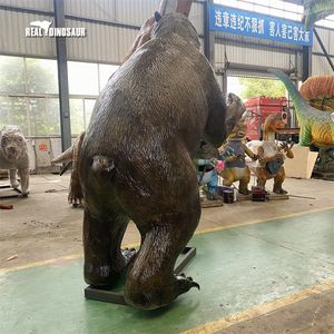Modèle d'animal ours grizzly animatronique pour la décoration de parc d'attractions, en métal et fibre de verre, pour une utilisation en intérieur/extérieur - Product Image 6