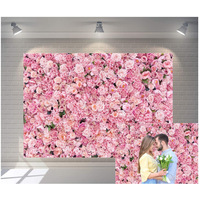 2026 Kustom 210x150cm Vinyl 3D Hiasan Dinding Wisuda Hari Valentine Pernikahan Bunga Dinding Fotografi Dekorasi Pesta Latar Belakang