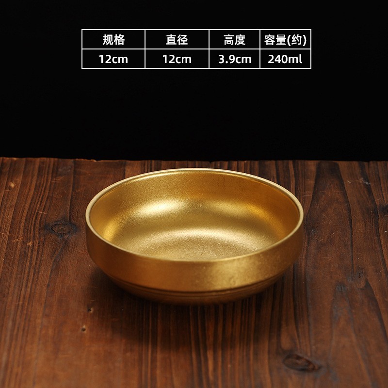 12cm kimchi bowl (vintage gold)