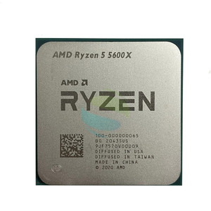 R5 5600X 3.7 GHz ซีพียูหกคอร์สิบสองเธรด 65W หน่วยประมวลผล L3=32M 100-000000065 ซ็อกเก็ต AM4 ไม่มีพัดลมระบายความร้อนสำหรับ 5 5600X - Product Image 1