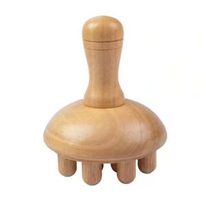 Vente en gros de tasses corporelles avec logo personnalisé outils de <span class=keywords><strong>massage</strong></span> outils de <span class=keywords><strong>massage</strong></span> outils de thérapie du bois en forme de champignon - Product Image 2