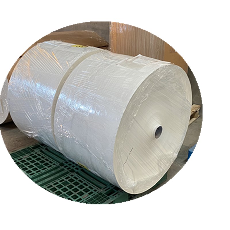 Waterproof Jumbo Label Rolls with Printed Logo for Packaging Sale Printed Logo Labels