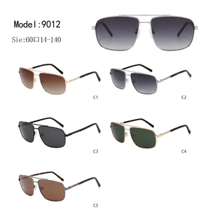 แว่นกันแดดทรงเหลี่ยม Metal Aviator เลนส์ TAC ป้องกันรังสียูวี 400 น้ำหนักเบา เหมาะสำหรับทุกเพศ ใช้สำหรับกิจกรรมกลางแจ้ง - Product Image 3