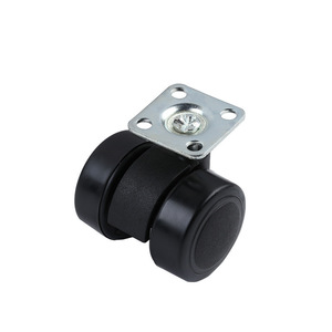 Roulettes pour chaise de bureau K05PU, pivotantes, silencieuses, en PU, pour meubles et usage bureautique - Product Image 1