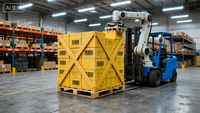 Système de palettisation automatisé efficace à haute performance, nouvelle ligne de production, avec PLC pour l'emballage chimique