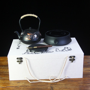 Tetera de hierro esmaltada interior de Tetubin de estilo japonés de 1200ml, juego de <span class=keywords><strong>café</strong></span> y té con Infusor de acero inoxidable extraíble - Product Image 4