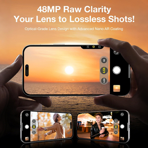 กระจกเลนส์กล้อง AR ระ<span class=keywords><strong>ดับ</strong></span>พรีเมียมสำหรับ <span class=keywords><strong>iPhone</strong></span> <span class=keywords><strong>14</strong></span>/15/16/17 <span class=keywords><strong>Pro</strong></span> <span class=keywords><strong>Max</strong></span>, ป้องกันรอยขีดข่วน, ความโปร่งใสสูง, พร้อมอุปกรณ์ช่วยติดตั้ง - Product Image 6