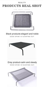 Горячая Распродажа экологически чистые Роскошные водонепроницаемые поднятые летние моющиеся лежаки для собак с палаткой - Product Image 3