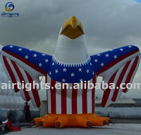 Ballon rural gonflable géant, décoration pour la fête de l'amitié américaine, 10m, grand, personnalisé, en forme d'aigle