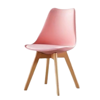 Chaise de salle à manger Tulip en plastique PP écologique au design classique nordique moderne pour hôtel, restaurant, café en plein air