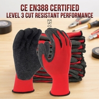 Gants de travail en polyester enduits de latex, résistants à l'usure, avec emballage personnalisé, pour entrepôt, mécaniciens, ferme - Fournisseur d'usine