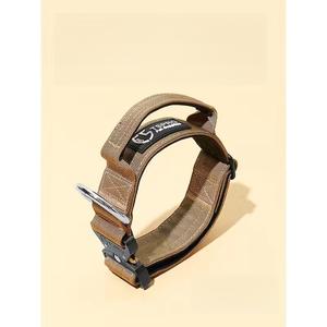 <span class=keywords><strong>Collier</strong></span> pour <span class=keywords><strong>chien</strong></span> robuste sans traction avec poignée pour chiens de grande race, <span class=keywords><strong>anti</strong></span>-évasion, contrôle d'entraînement, <span class=keywords><strong>collier</strong></span> tactique avec boucle en métal - Product Image 2