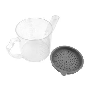 Bouteille à filtre à huile en métal grande capacité avec couvercle, outil de cuisine écologique, compatible lave-vaisselle, best-seller - Product Image 3