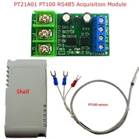 Nouvelle version du convertisseur de température DC 12V PT100 RTD RS485 Modbus Rtu, module d'alimentation du capteur de température PT21A01