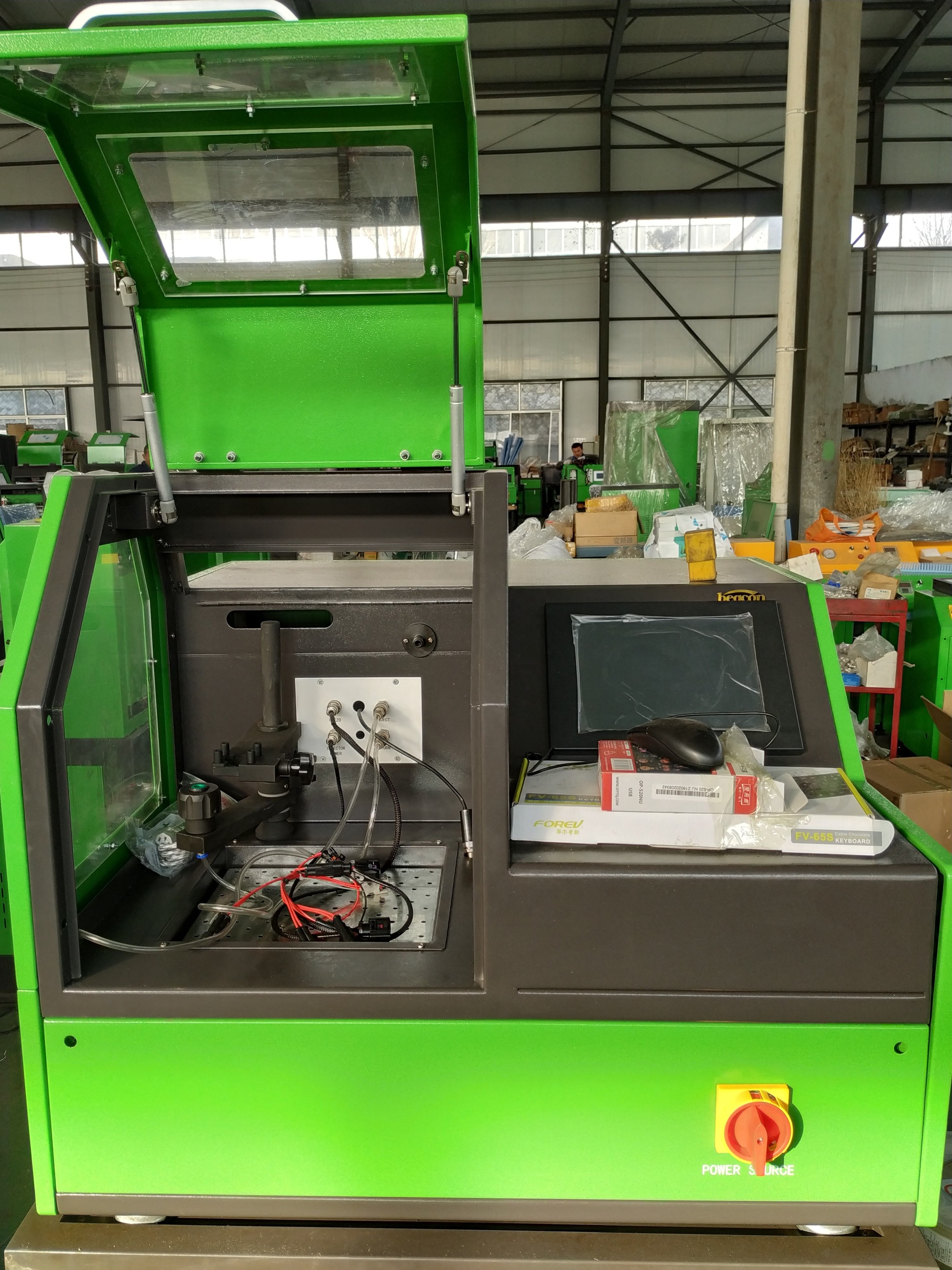 Auto eléctrico del inyector de banco de pruebas eps 205 común carril inyector diesel de Banco de flujo