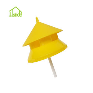 Bottiglia di plastica solida trappola di mosca di frutta gialla per il controllo dei parassiti del frutteto e del campo vegetale - Product Image 4