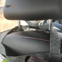 Ensemble de sacs de rangement suspendus multifonctionnels pour sièges de voiture Boîte à mouchoirs en tissu polyester et accessoire arrière pour le salon