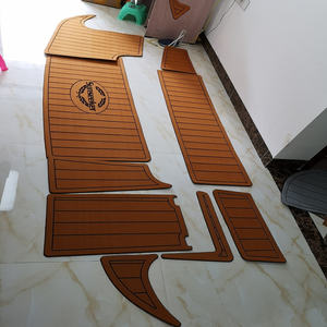 1996 Sunseeker Camargue 51 plate-forme de bain bateau EVA mousse Faux teck pont tapis de sol Seadek MarineMat Gatorstep Style auto-adhésif - Product Image 4