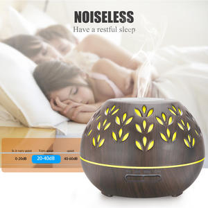 Difusor de Aromas JCSY de 400 ml con Acabado Madera, Humidificador Ultrasónico con Control Remoto, WiFi y Luz de Siete Colores para Uso Doméstico y Comercial - Product Image 5