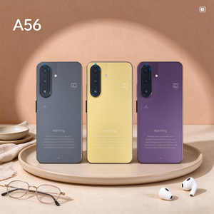 สินค้ามาใหม่ A56 หน้าจอใหญ่ คุณภาพสูง 16+1TB ปลดล็อคด้วยลายนิ้วมือบนหน้าจอ ระบบ Android 15 - Product Image 4