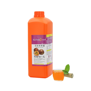 Sirop concentré aromatisé à la <span class=keywords><strong>passion</strong></span> de 1,3 kg, dilution 1:8 pour thé aux fruits et boba - Product Image 2