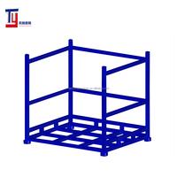 Étagère à palettes pour pneus pliable et empilable pour entrepôt, étagères et rayonnages empilables élégants