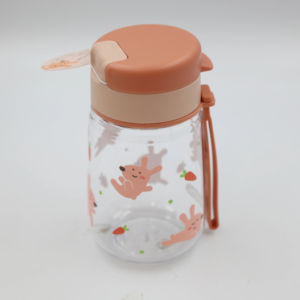 Bouteille d'eau Goki Hero 350 ml, mignonne, pour enfants, en PP et silicone, anti-fuite, légère, pour l'école et les voyages - Product Image 1