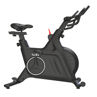 Vélo de spinning Maketec avec volant d'inertie de 18 kg et frein à friction, capacité de 120 kg, idéal pour la maison, le studio et l'entraînement intensif