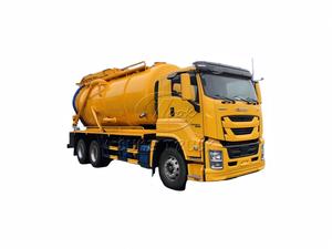 Multi-purpose Isuzu 6x4 Sewage Dredging Truck with Strong Suction <b>for</b> <b>Drains</b>, Sediment Basins,with Vacuum Pump <b>for</b> Quick Suction - Product Image 1