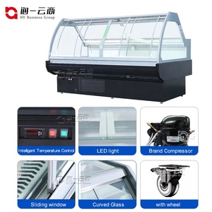 Thương mại Deli thịt hiển thị tủ lạnh siêu thị tủ lạnh Deli trường hợp thịt mát hiển thị truy cập máy làm lạnh tủ lạnh - Product Image 4