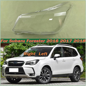 Faro del faro copriobiettivo per Subaru guardaboschi 2016 2017 <span class=keywords><strong>2018</strong></span> guscio trasparente paralume per PC copertura della luce di copertura della lente di vetro - Product Image 2