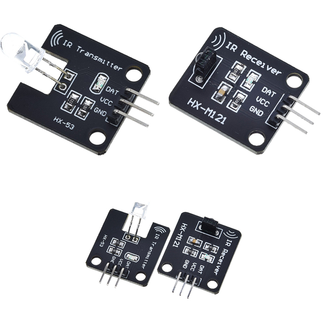 Digital 38khz IR Transmitter and Receiver Sensor Kit IR Transceiver Module for Electronic Building Block