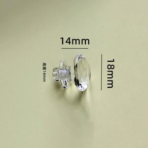 Clear Acrylic Crystal Diamond <strong>Knobs</strong> Decorative Drawer <strong>Dresser</strong> Cabinet Handles with Mounting Screws <strong>for</strong> Kitchen Use - Product Image 4