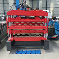 Machine à tôles de toiture, machine à former des tuiles vernissées, machine à fabriquer des tuiles pour la production de tuiles