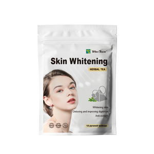 Tisane pour la Peau 14 Sachets Pyramidaux Ingrédients Éclaircissants Lys, Réglisse, Fleurs d'Hibiscus, Double Rose Rouge, Citron - Product Image 1