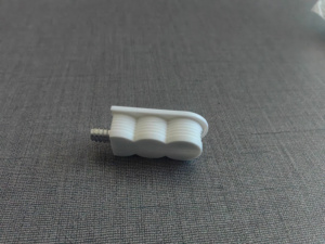 Sujetador de Muebles 3-1, Accesorio para Armario y Guardarropa, Soporte de Plástico Blanco para Tableros, Fuerte y de Fácil Instalación para Cocina - Product Image 6
