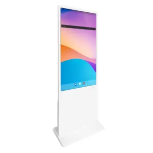 LCD Touch Screen Kiosk Floor Standing HD Poster LCD Digital Signage Kiosk For Supermarket And Exhibition Hall