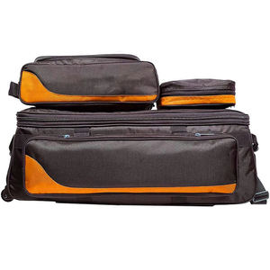 <span class=keywords><strong>Bolsa</strong></span> de bolos de nailon con logotipo personalizado, bolsas de asas de gimnasio deportivo de 3 bolas con ruedas, bolsas de almacenamiento para equipos deportivos de bolos, bolsas de gimnasio con ruedas - Product Image 3